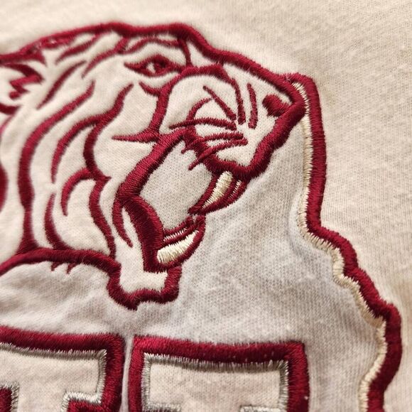 Mitchell & Ness adult unisex small cream red Texas Southern University t-shirt v - Picture 5 of 5